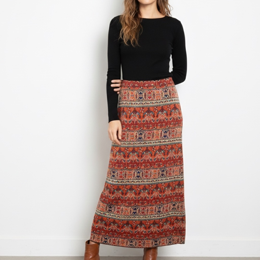 PERUVIAN CONNECTION LONG SKIRT